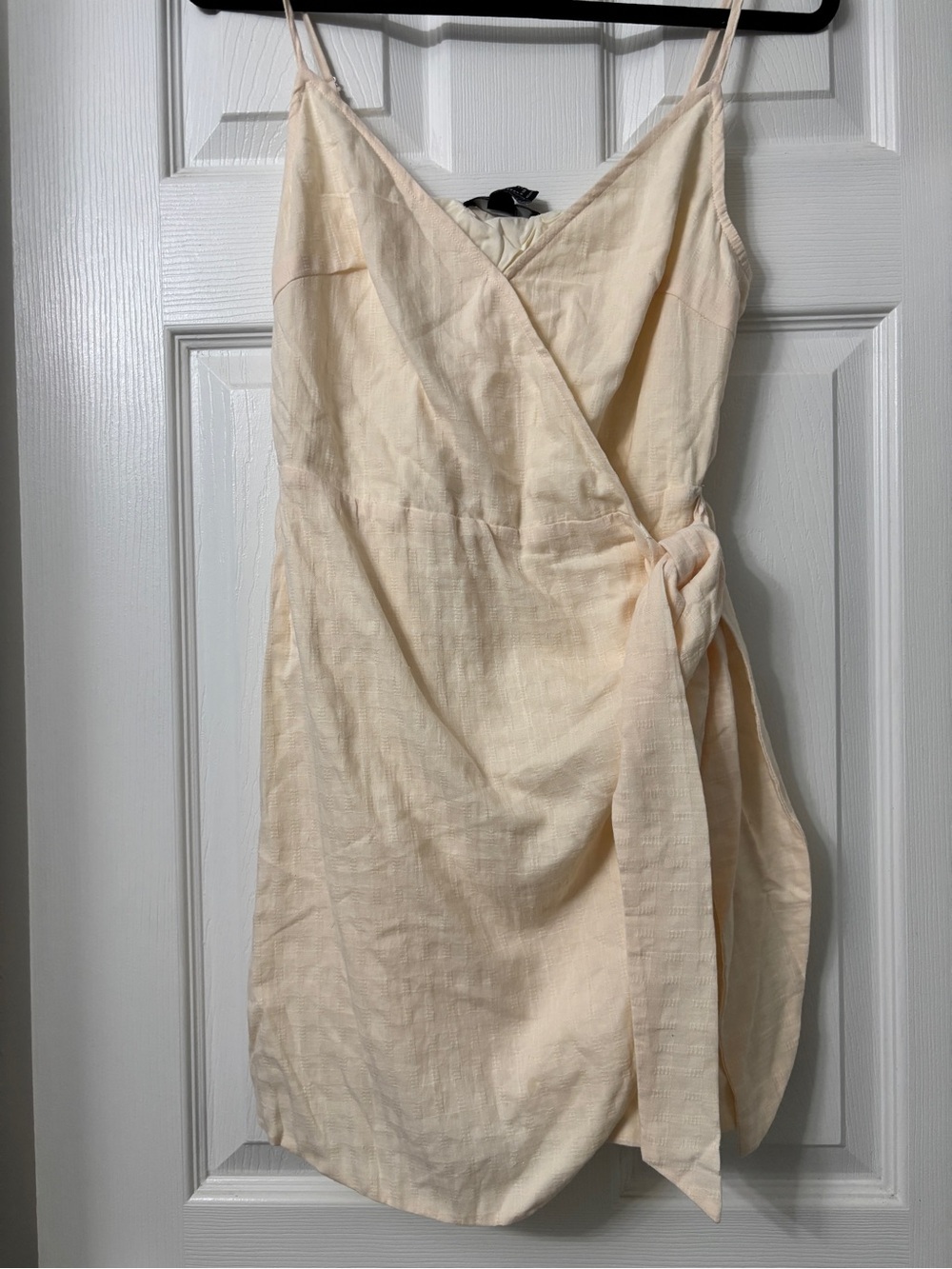 Forever 21 wrap mini dress Cream